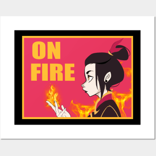 Azula fire Posters and Art